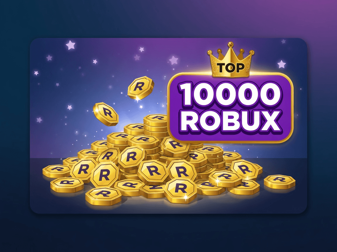 Roblox — 10.000 Robux + bônus · Gift Card Digital